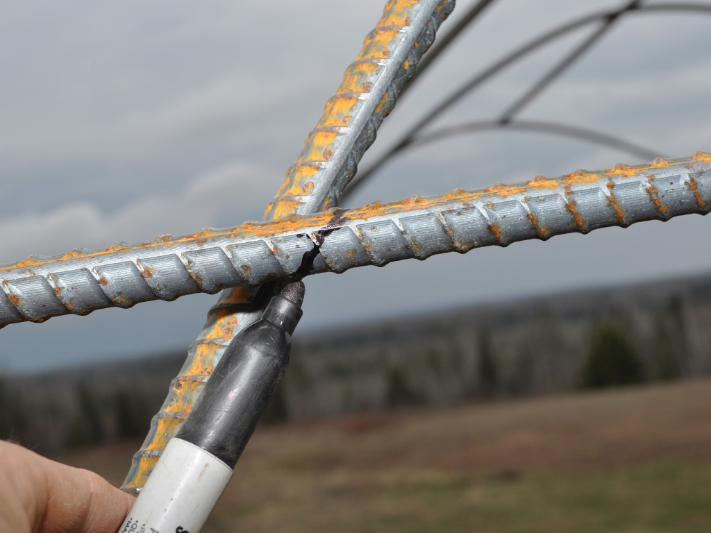 Modular Rebar GreenHouse - frame building